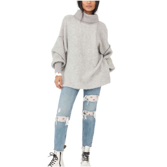 Free People Tops - NWT FREE PEOPLE Milo Tunic Oversized Sweater Women’s Size Medium